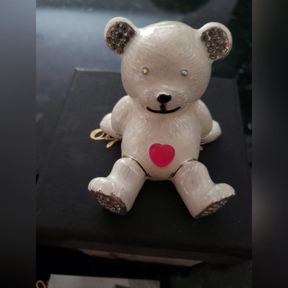 Art Form Collectible Bear Trinket Boxes